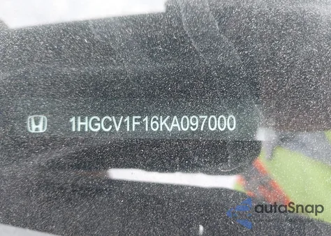 2019 Honda Accord Lx из США, поврежденный, VIN 1HGCV1F16KA097000